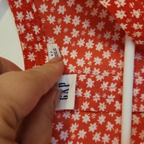 Orange floral print dress - Picture 5 of 6